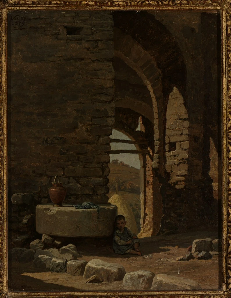 Scena italiana, Pompeo, Paesaggio di Monte Colognola - Rhode Island School of Design Museum